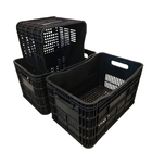 Caixa Plástica Hortifruti Multiuso Preta - Rei Do Pallet