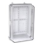 Caixa Plástica Multiuso Com Fecho Caixa Média Transparente