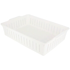 Caixa Plástica Organizadora 2 Divisórias Movel 36x25 Branco