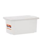 Caixa Plástica Organizadora Branca 12 Litros Com Tampa