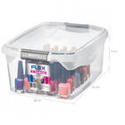 Caixa Plástica Organizadora Com Tampa 6l Sanremo De Brinquedo