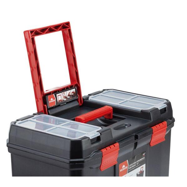 Caixa Plástica Para Ferramentas 18'' Com Rodas Worker | Leroy Merlin