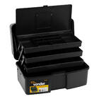 Caixa Plástica Para Ferramentas Baú 370x220x200mm Com 3 Band