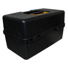 Caixa Plástica Para Ferramentas Baú 370x220x200mm Com 3 Band