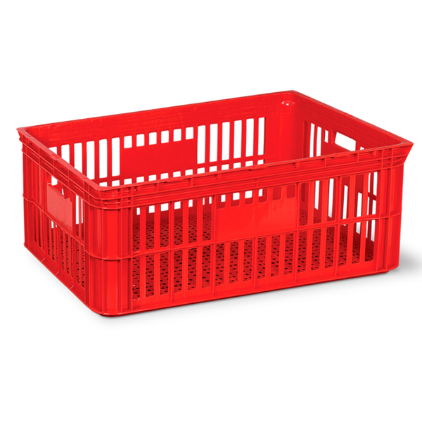 Caixa Plástica Vazada Hfg 115 Litros Pn115 - Vermelho