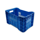 Caixa Plástica Vazada Tipo Hortifruti - Azul