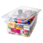 Caixa Organizadora Plástico Transparente Max 20L 18,1x32,8x47,2cm Sanremo