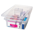 Caixa Organizadora Plástico Transparente Max 5L 19,5x21,8x33cm Sanremo