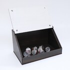 Caixa Porta Cápsulas Nesp Café Tampa E Grade 31x20x18 Tabaco