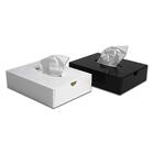 Caixa Porta Lenços Descartáveis Em Acrílico Premium Branco Br