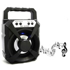 Caixa Portátil De Som Led Rádio Wireless Bluetooth Ms-1620bt