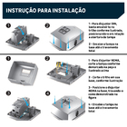 Caixa Proteção Sobrepor com Tomada Lateral 20A 2P+T MecTronic