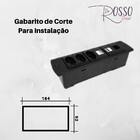 Caixa Régua Tomada Embutir Série 210 4 Tomadas 10a 2 Hdmi - P