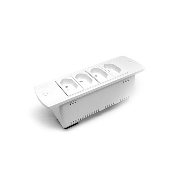 Caixa Regua Tomada Série 170 2 Tomadas 1 Hdmi 1 Rj45 - Branca