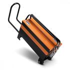 Caixa Sanfonada Cargobox Com Rodas E Puxador 5 Gavetas Tramon