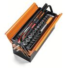 Caixa Sanfonada Com Ferramentas 57 Peças Tramontina Pro