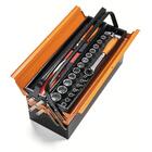 Caixa Sanfonada Com Ferramentas 57 Peças Tramontina Pro