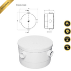 Caixa Sifon Herc Red 250x150x50 Branca