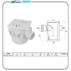 Caixa Sifonada 150x150x50 7 Entradas Amanco