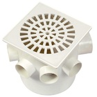 Caixa Sifonada 150x150x50 Quadrada Branca - Unico