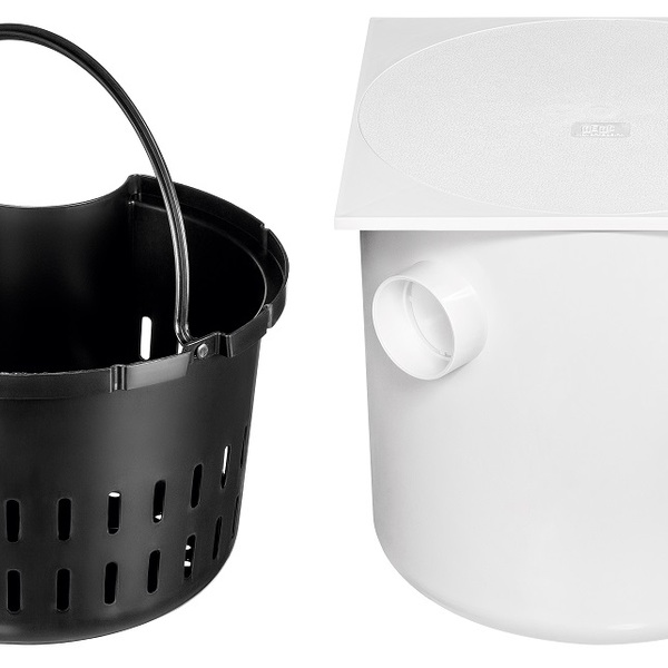 Caixa Sifonada 250x250x75/100 Quadrada C/ Tampa E Cesto Herc