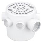 Caixa Sifonada Herc Grelha Redonda 150x150x50mm