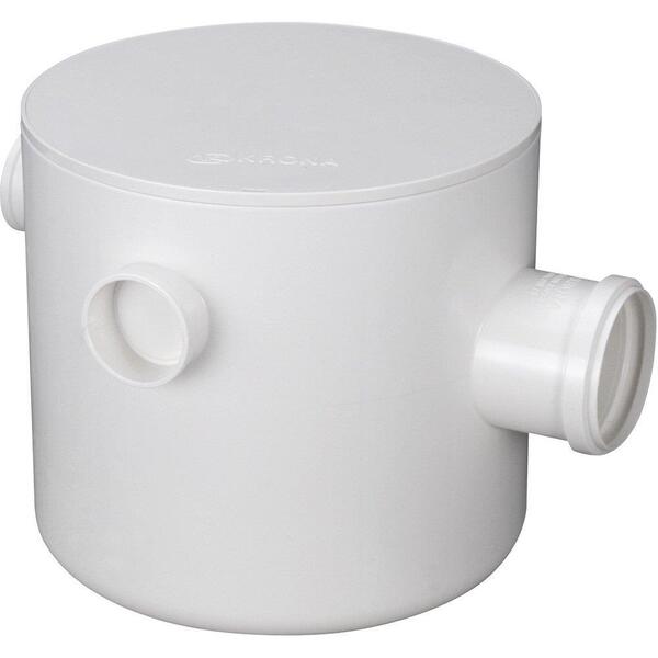 Caixa Sifonada Krona Com Tampa Redonda N24 Dn 250 X 230 X 75