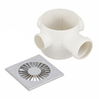 Caixa Sifonada Quadrada com Ralo 100x50mm PVC Equation