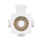 Caixa Sifonada Quadrada com Grelha 100x50mm PVC Plastilit