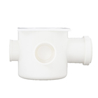 Caixa Sifonada Quadrada com Grelha 100x50mm PVC Plastilit