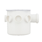 Caixa Sifonada Quadrada com Grelha 150x50mm PVC Cromada Plastilit