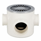 Caixa Sifonada Redonda com Ralo Cromado 100x50mm PVC Equation