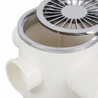 Caixa Sifonada Redonda com Ralo Cromado 100x50mm PVC Equation