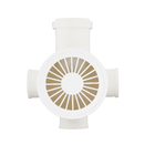 Caixa Sifonada Redonda com Grelha 100x50mm PVC Plastilit