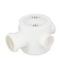 Caixa Sifonada Redonda com Grelha 100x50mm PVC Plastilit