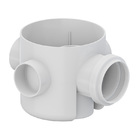 Corpo Caixa Sifonada Redonda sem Ralo 250x230x75mm PVC Tigre