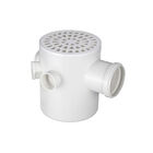 Caixa Sifonada Redonda Com Cinco Entradas Grelha Krona