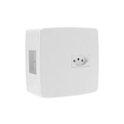 Caixa Sobrepor Ar Condicionado Disjuntor Tomada 20a Frontal