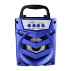 Caixa Som Bluetooth 10w Usb, Micro Sd Fm Azul  D-bh1065