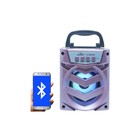 Caixa Som Bluetooth 10w Usb Micro Sd Fm Rosa Claro D-bh1065