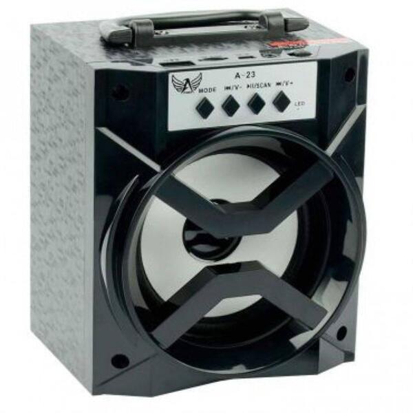 Caixa Som Bluetooth Portátil Rádio Fm Usb Mic Sd 8w Auxiliar