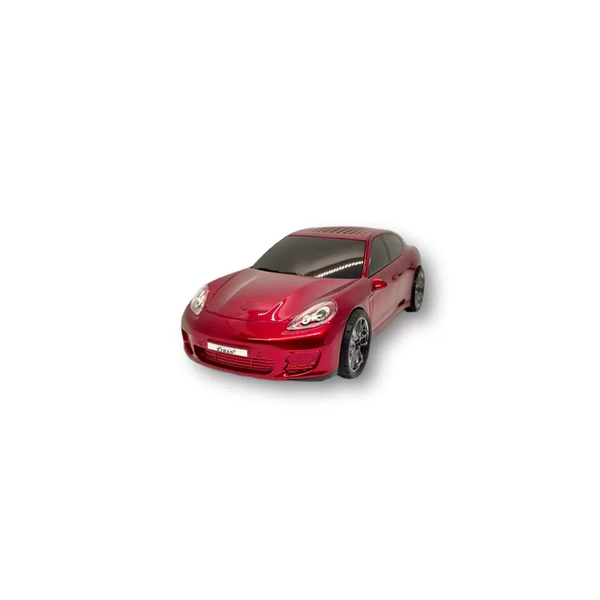 Caixa Som Portatil Bluetooth Fm Usb 5w Porsche Sport Vermelho