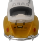 Caixa Som Portatil Fusca Taxi Retro Bt Sd Fm Ws-1958bt Amarelo