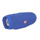 Caixa Som Tubo Speaker Bluetooth Tf/aux/fm/usb Al-009 Azul