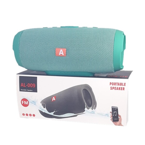 Caixa Som Tubo Speaker Bluetooth Tf/aux/fm/usb Al-009 Verde