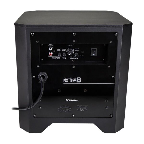 Caixa Sub Ativo Frahm Rd Sw8 Linha Residence Preto (789667381