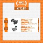 Caixa Supermercado Empacotador Preto 2m Check Out E Balança B