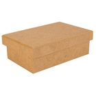 Caixa Tampa Sapato Em Mdf Retangular Cru 25x20x8,5cm -decorss