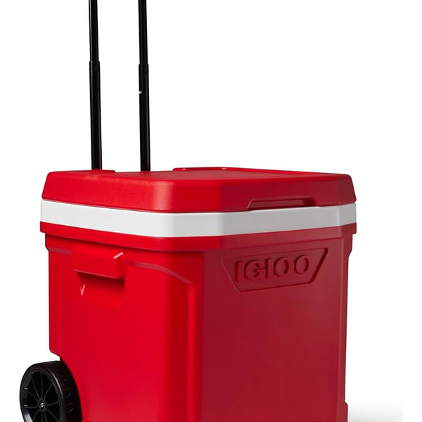 Caixa Térmica 056 Lts 60 Qt Igloo Profile Ii Roller - Vermelho