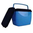 Caixa Térmica 18l Azul E Preto - Mor